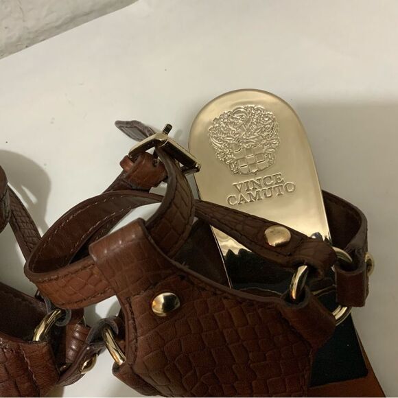 Vince Camuto Gladiator Sandles Size 7.5 shoes sandals animal print - Picture 12 of 12